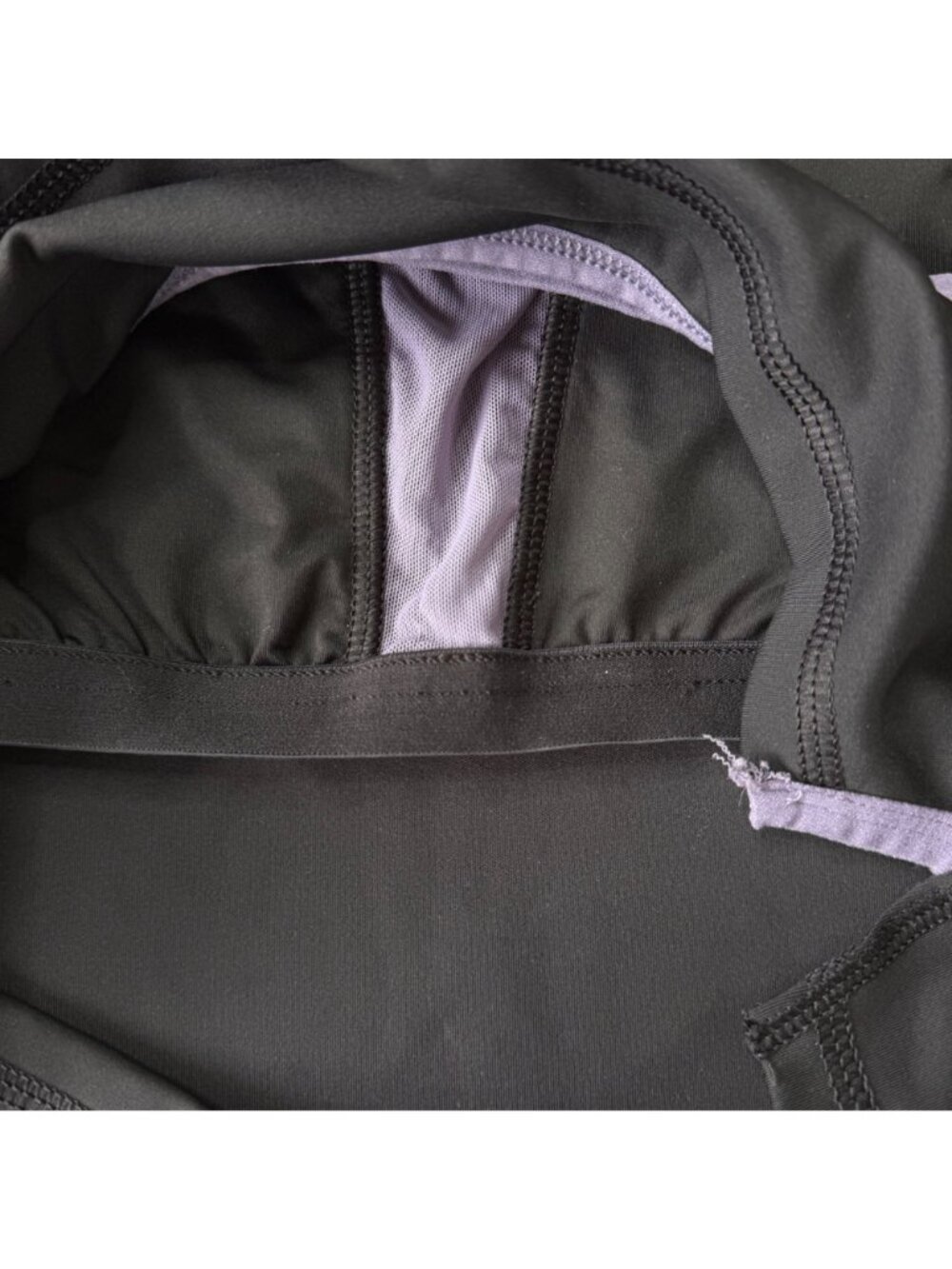 THE NORTH FACE Trailwear QTM Bra Tank Top Womens S Mesh Black Lunar Slate Purple - Picture 6 of 10